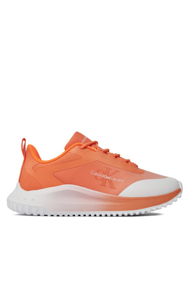 Calvin Klein Jeans Сникърси Eva Runner Low Lace Mix Sat Wn YW0YW01456 Бял - Mera.bg