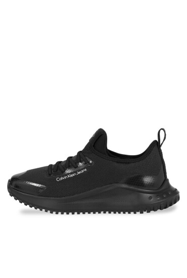Calvin Klein Jeans Сникърси Eva Runner Sock Laceup YW0YW01135 Черен - Mera.bg