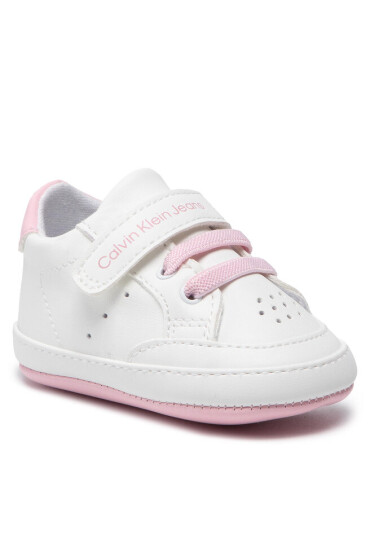 Calvin Klein Jeans Сникърси Lace-Up V0A4-80170-0193 White/Pink X134 - Mera.bg