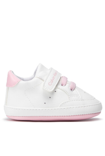 Calvin Klein Jeans Сникърси Lace-Up V0A4-80170-0193 White/Pink X134 - Mera.bg