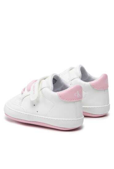 Calvin Klein Jeans Сникърси Lace-Up V0A4-80170-0193 White/Pink X134 - Mera.bg