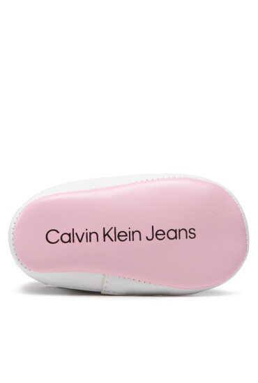 Calvin Klein Jeans Сникърси Lace-Up V0A4-80170-0193 White/Pink X134 - Mera.bg