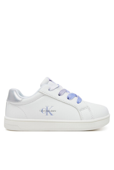 Calvin Klein Jeans Сникърси Low Cut Lace-Up Sneaker V1A9-82009-1355 M Бял - Mera.bg