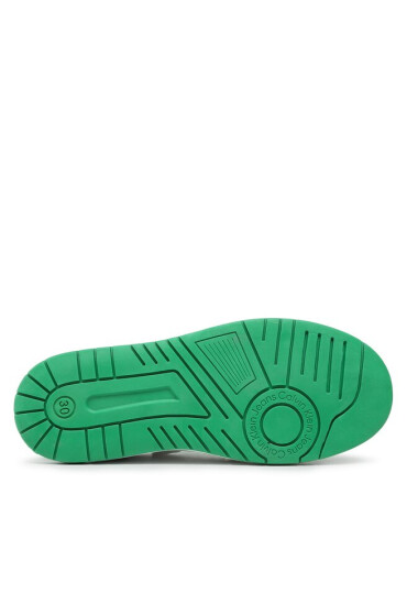 Calvin Klein Jeans Сникърси Low Cut Lace-Up Sneaker V3X9-80552-1355 M Green/White X042 - Mera.bg