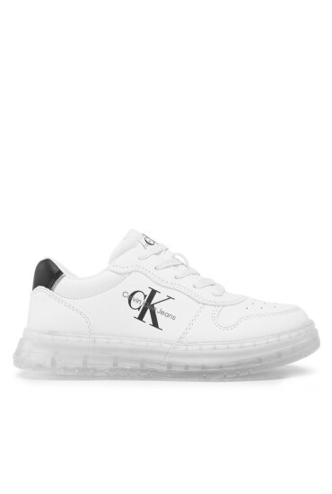 Calvin Klein Jeans Сникърси Low Cut Lace Up Sneaker V3X9-80554-1355100- M White 100- - Mera.bg