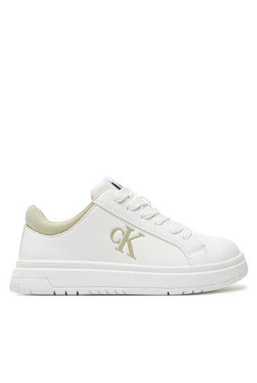 Calvin Klein Jeans Сникърси Low Cut Lace-Up Sneaker V3X9-81058-1464 M Бял - Mera.bg