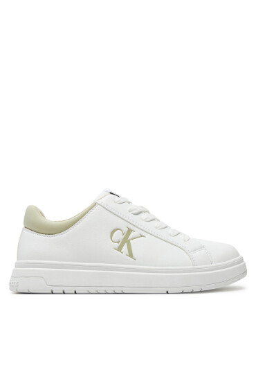 Calvin Klein Jeans Сникърси Low Cut Lace-Up Sneaker V3X9-81058-1464 S Бял - Mera.bg