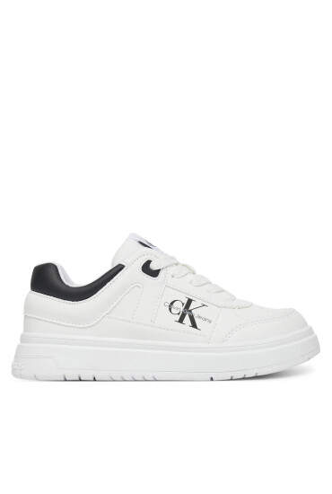 Calvin Klein Jeans Сникърси Low Cut Lace-Up Sneaker V3X9-82090-1355 M Бял - Mera.bg