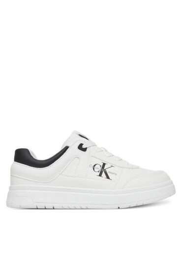 Calvin Klein Jeans Сникърси Low Cut Lace-Up Sneaker V3X9-82090-1355 S Бял - Mera.bg