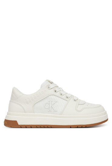 Calvin Klein Jeans Сникърси Low Cut Lace-Up Sneaker V3X9-82093-1697 M Бял - Mera.bg