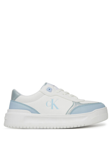 Calvin Klein Jeans Сникърси Low Cut Lace-Up V3A9-82020-1355 Бял - Mera.bg