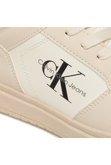 Calvin Klein Jeans Сникърси Low Cut Lace-Up V3X9-80555-1355 S Beige 500 - Mera.bg