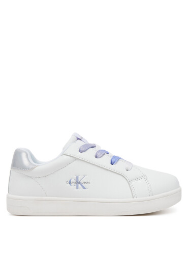 Calvin Klein Jeans Сникърси Low Cut Lece-UP V1A9-82009-1355X S Бял - Mera.bg