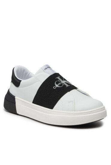 Calvin Klein Jeans Сникърси Low Cut Sneaker V3X9-80119-1355X S White/Black 002 - Mera.bg