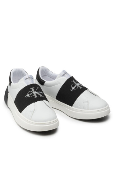 Calvin Klein Jeans Сникърси Low Cut Sneaker V3X9-80119-1355X S White/Black 002 - Mera.bg