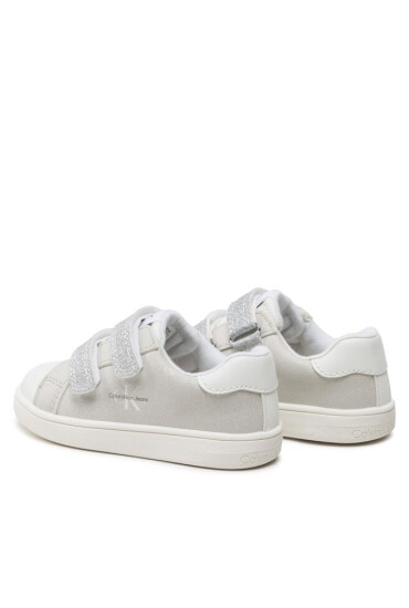 Calvin Klein Jeans Сникърси Low Cut Velcro Sneaker V1A9-80468-1459 S White/Grey/Silver Y383 - Mera.bg