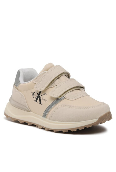 Calvin Klein Jeans Сникърси Low Cut Velcro Sneaker V1B9-80574-1587 S Beige 500 - Mera.bg