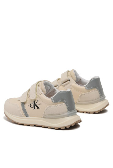 Calvin Klein Jeans Сникърси Low Cut Velcro Sneaker V1B9-80574-1587 S Beige 500 - Mera.bg