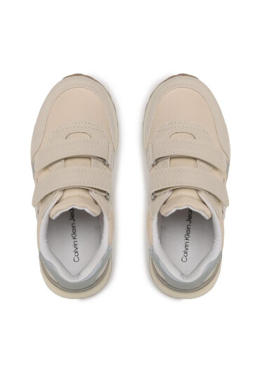 Calvin Klein Jeans Сникърси Low Cut Velcro Sneaker V1B9-80574-1587 S Beige 500 - Mera.bg