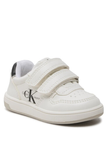 Calvin Klein Jeans Сникърси Low Cut Velcro Sneaker V1X9-80548-1355 M White 100 - Mera.bg