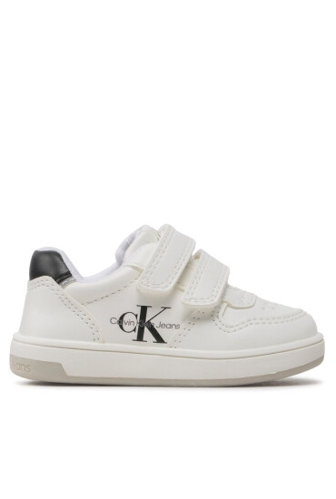 Calvin Klein Jeans Сникърси Low Cut Velcro Sneaker V1X9-80548-1355 M White 100 - Mera.bg