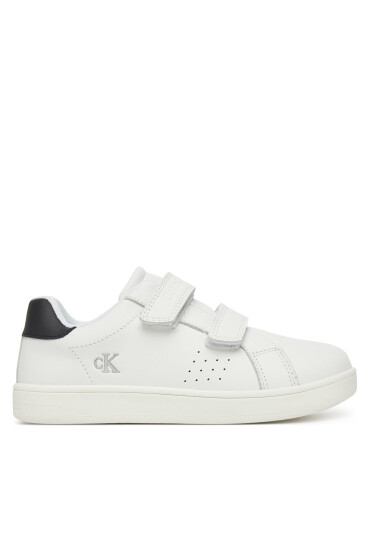 Calvin Klein Jeans Сникърси Low Cut Velcro Sneaker V1X9-82074-1355 S Бял - Mera.bg