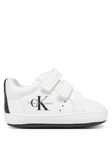 Calvin Klein Jeans Сникърси Low Cut Velcro V0B9-82070-1582 Бял - Mera.bg