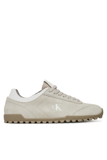 Calvin Klein Jeans Сникърси Low Profile Runner Mg Sue YW0YW01898 Бежов - Mera.bg
