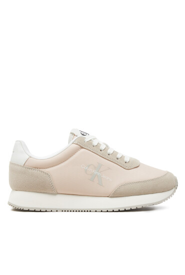 Calvin Klein Jeans Сникърси Retro Runner Low Lace Ny Ml YW0YW01326 Розов - Mera.bg