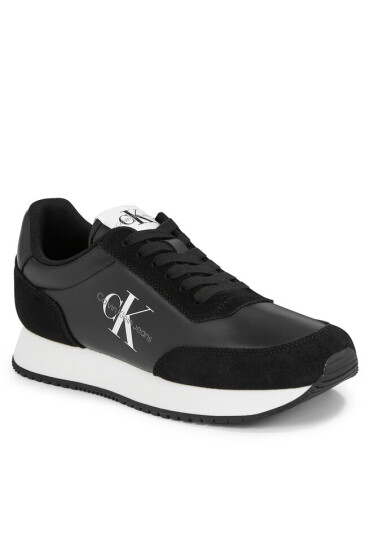 Calvin Klein Jeans Сникърси Retro Runner Low Laceup Ny Pearl YW0YW01056 Черен - Mera.bg
