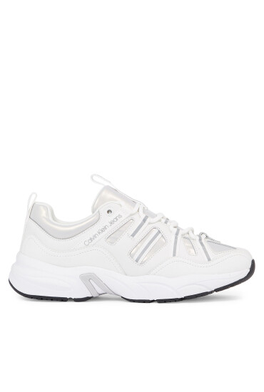 Calvin Klein Jeans Сникърси Retro tennis Laceup YW0YW01044 Бял - Mera.bg