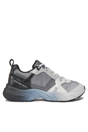 Calvin Klein Jeans Сникърси Retro Tennis Low Lace Mix Ml Sat YW0YW01307 Черен - Mera.bg