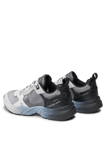 Calvin Klein Jeans Сникърси Retro Tennis Low Lace Mix Ml Sat YW0YW01307 Черен - Mera.bg