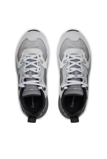 Calvin Klein Jeans Сникърси Retro Tennis Low Lace Mix Ml Sat YW0YW01307 Черен - Mera.bg
