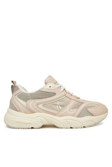 Calvin Klein Jeans Сникърси Retro Tennis Mesh Ml YW0YW01807 Бежов - Mera.bg