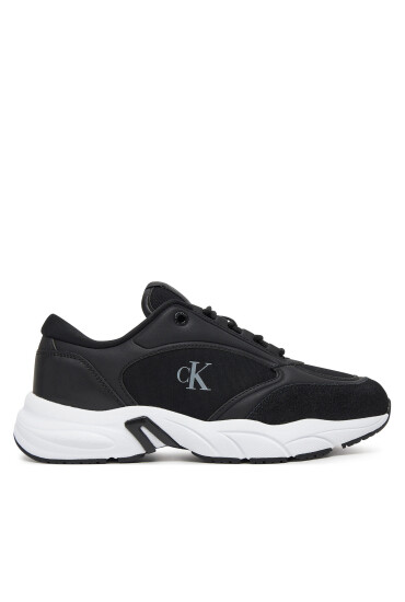 Calvin Klein Jeans Сникърси Retro Tennis Mg Mix YW0YW01743 Черен - Mera.bg