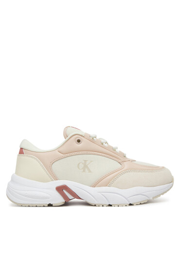 Calvin Klein Jeans Сникърси Retro Tennis Mg Mix YW0YW01743 Екрю - Mera.bg
