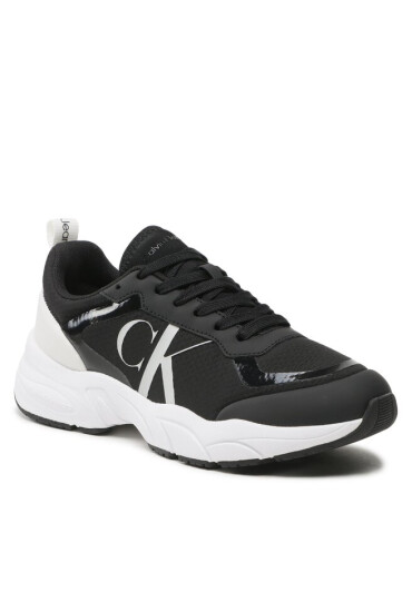 Calvin Klein Jeans Сникърси Retro Tennis Over Mesh Wn YW0YW00946 Черен - Mera.bg