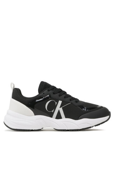 Calvin Klein Jeans Сникърси Retro Tennis Over Mesh Wn YW0YW00946 Черен - Mera.bg