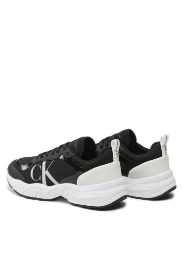 Calvin Klein Jeans Сникърси Retro Tennis Over Mesh Wn YW0YW00946 Черен - Mera.bg