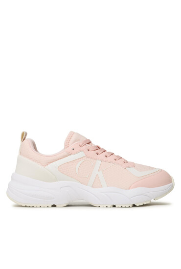 Calvin Klein Jeans Сникърси Retro Tennis Over Mesh Wn YW0YW00946 Розов - Mera.bg