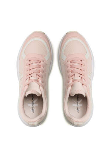 Calvin Klein Jeans Сникърси Retro Tennis Over Mesh Wn YW0YW00946 Розов - Mera.bg