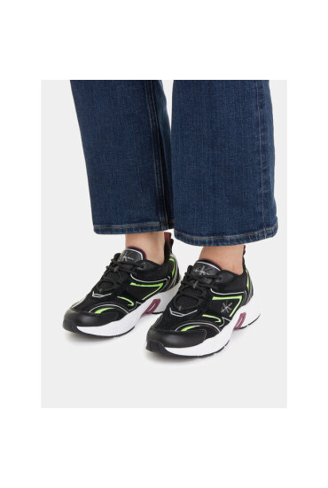 Calvin Klein Jeans Сникърси Retro Tennis Su-Mesh Wn YW0YW00891 Черен - Mera.bg