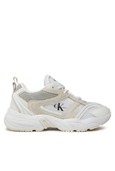 Calvin Klein Jeans Сникърси Retro Tennis Su-Mesh Wn YW0YW00891 Бял - Mera.bg