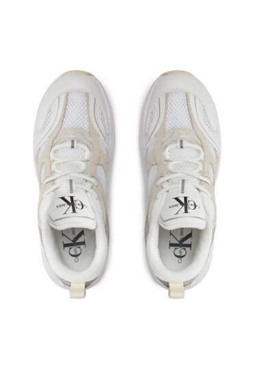 Calvin Klein Jeans Сникърси Retro Tennis Su-Mesh Wn YW0YW00891 Бял - Mera.bg