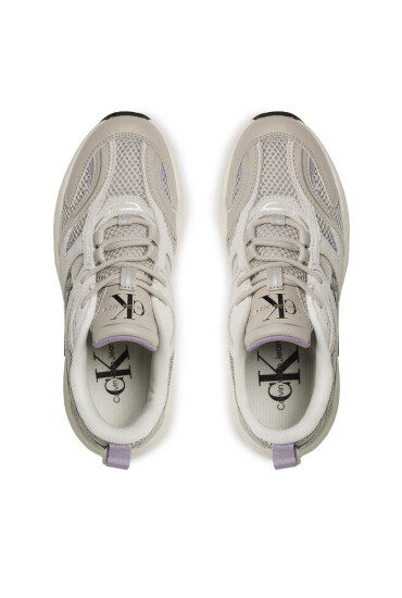 Calvin Klein Jeans Сникърси Retro Tennis Su-Mesh wN YW0YW00891 Бежов - Mera.bg