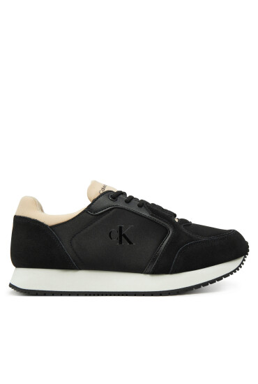 Calvin Klein Jeans Сникърси Runner Laceup Low Mg Media YW0YW01644 Черен - Mera.bg