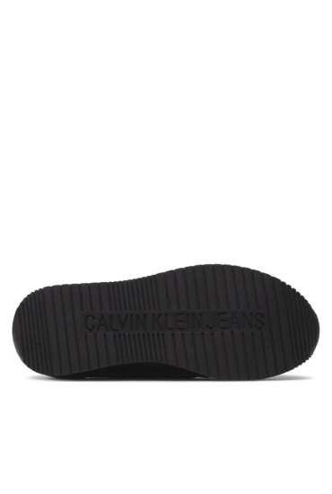 Calvin Klein Jeans Сникърси Runner Sock Laceup Ny-Lth W YW0YW00840 Черен - Mera.bg