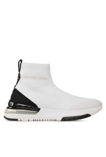 Calvin Klein Jeans Сникърси Sporty RunComfair High/Low Freq YM0YM00631 Бял - Mera.bg