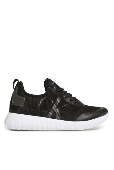 Calvin Klein Jeans Сникърси Sporty Runner Eva Slipon YW0YW00687 Черен - Mera.bg